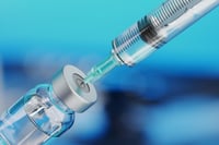 vaccine vial and syringe