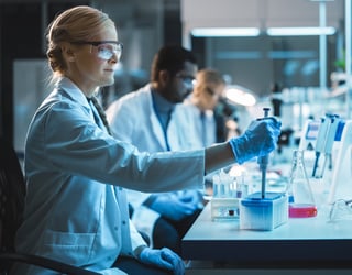 Scientist in lab