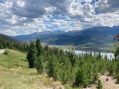 View of Rocky Mountains in Breckenridge, Colorado