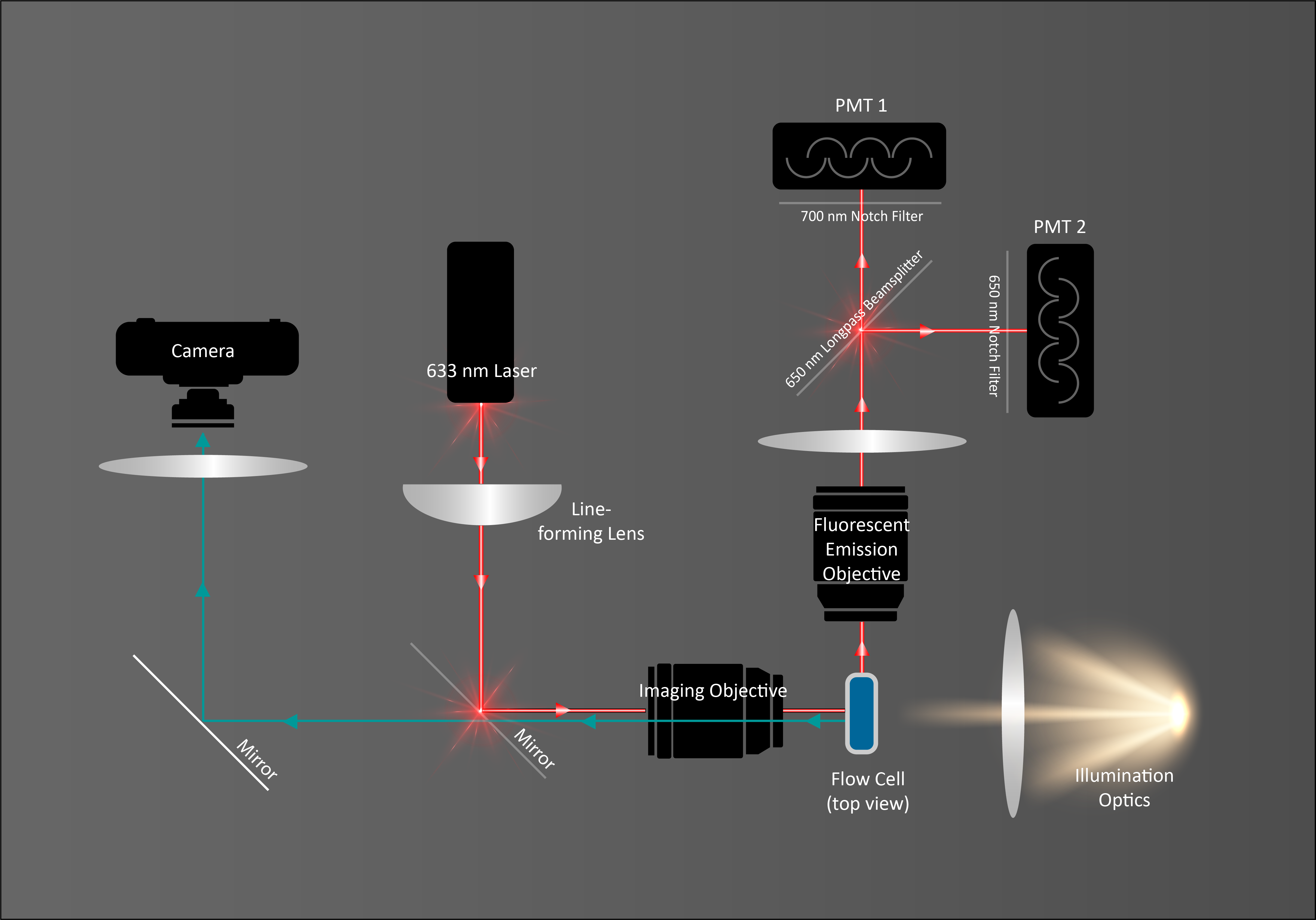 FlowCam Cyano schematic diagram