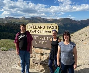 FlowCam team at Loveland Pass in Colorado