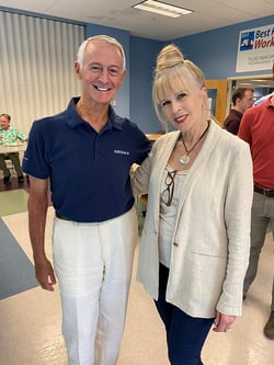 Kent Peterson and Kandace at Fluid Imaging Technologies retirement party