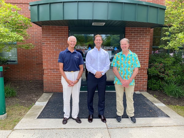 Group photo - transition of leadership - Yokogawa Fluid Imaging Technologies