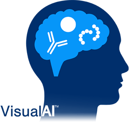 FlowCam software VisualAI graphic logo