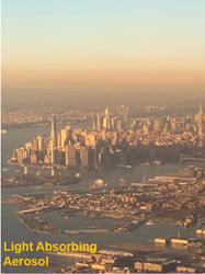 Air pollution event over the New York City metropolitan area (photo by A. Laskin)