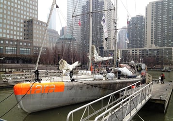 Tara program sailing vessel in harbor