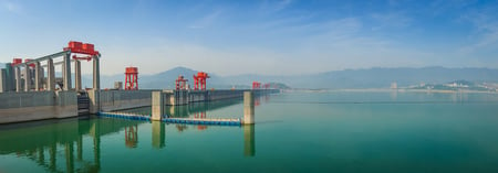 Three Gorges Dam in Xiangxi Bay