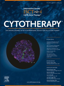 Thumbnail of Cytotherapy publication cover