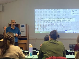 Dr. Fabien Lombard teaches workshop on EcoTaxa