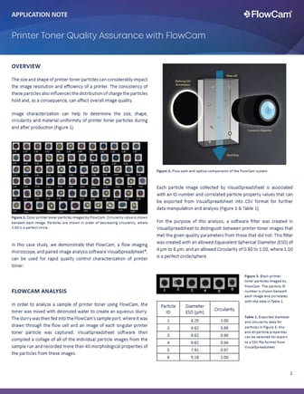 Thumbnail - FlowCam application note