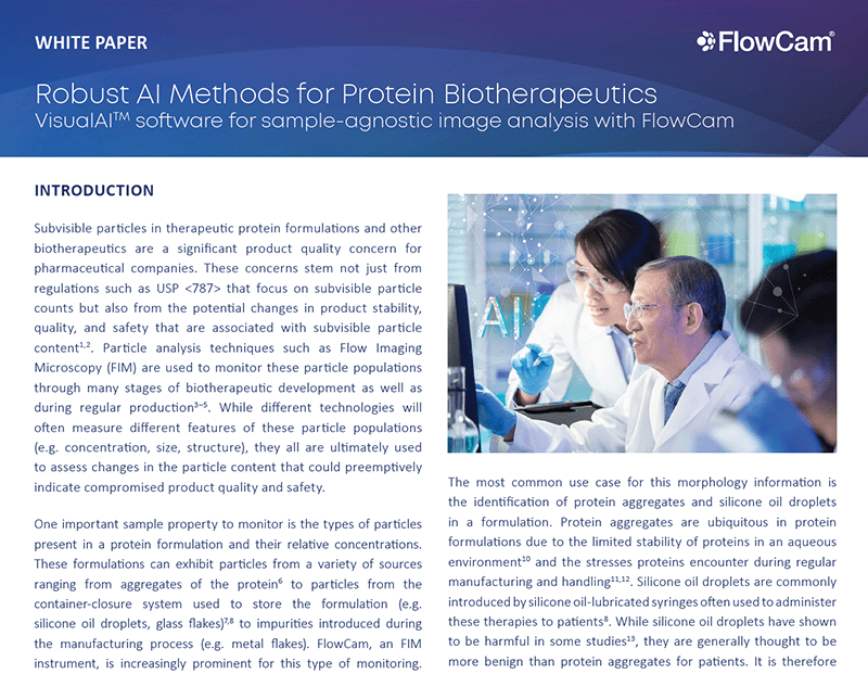 Thumbnail - FlowCam VisualAI white paper