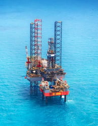 Stock photo of oil rig