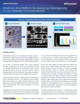 thumbnail of FlowCam application note