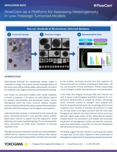 thumbnail of FlowCam application note