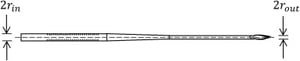 tapered needle schematic