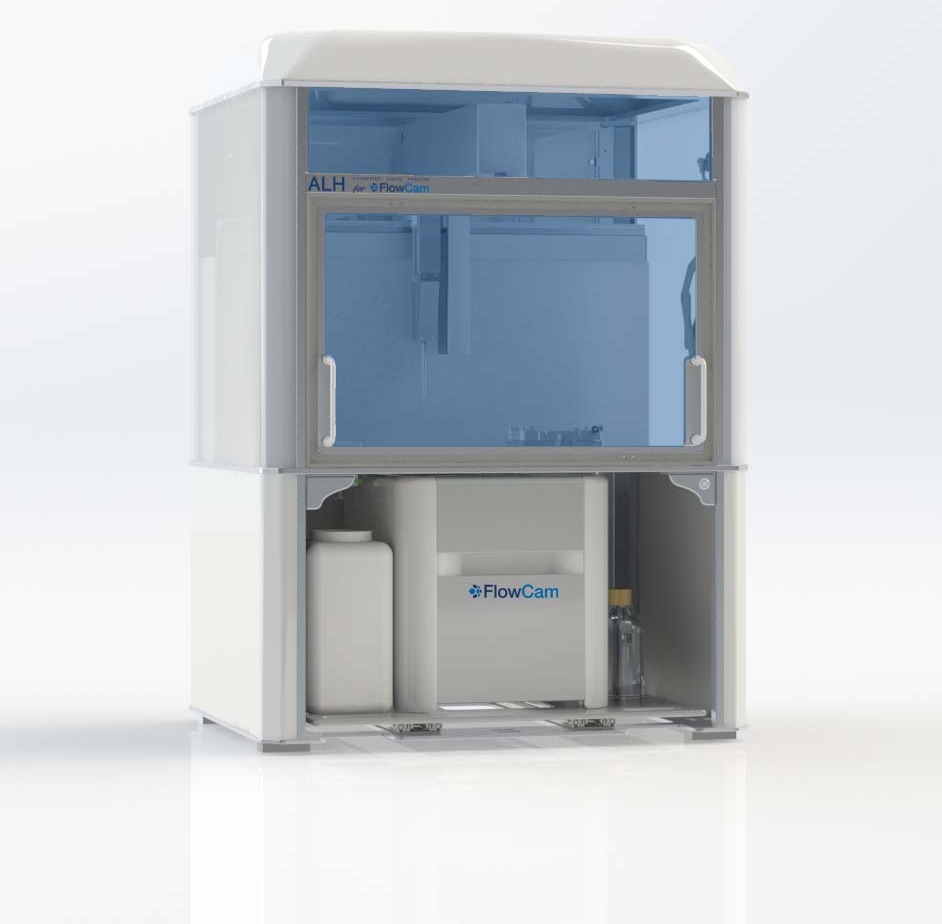 Rendering of ALH for FlowCam automated liquid handler